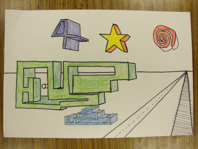 Thomas Elementary Art: 5th Grade One Point Perspective