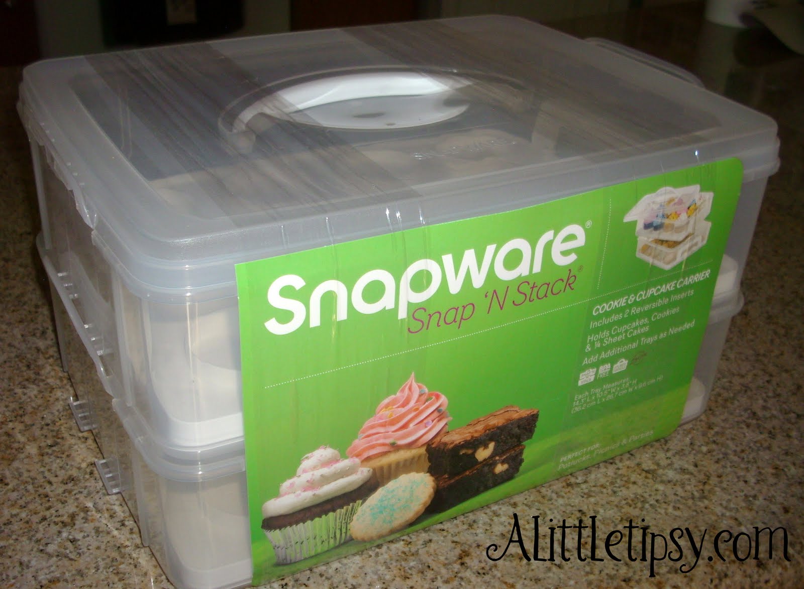 Snapware Ribbon Dispenser and Cupcake Carrier Review/Giveaway - A Little  Tipsy