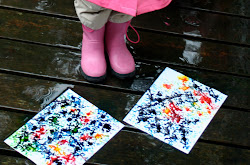 rainy rain splatter painting paint paintings days turners crafts activities fun olds spring raining activity raindrop indoor craft collect coloring