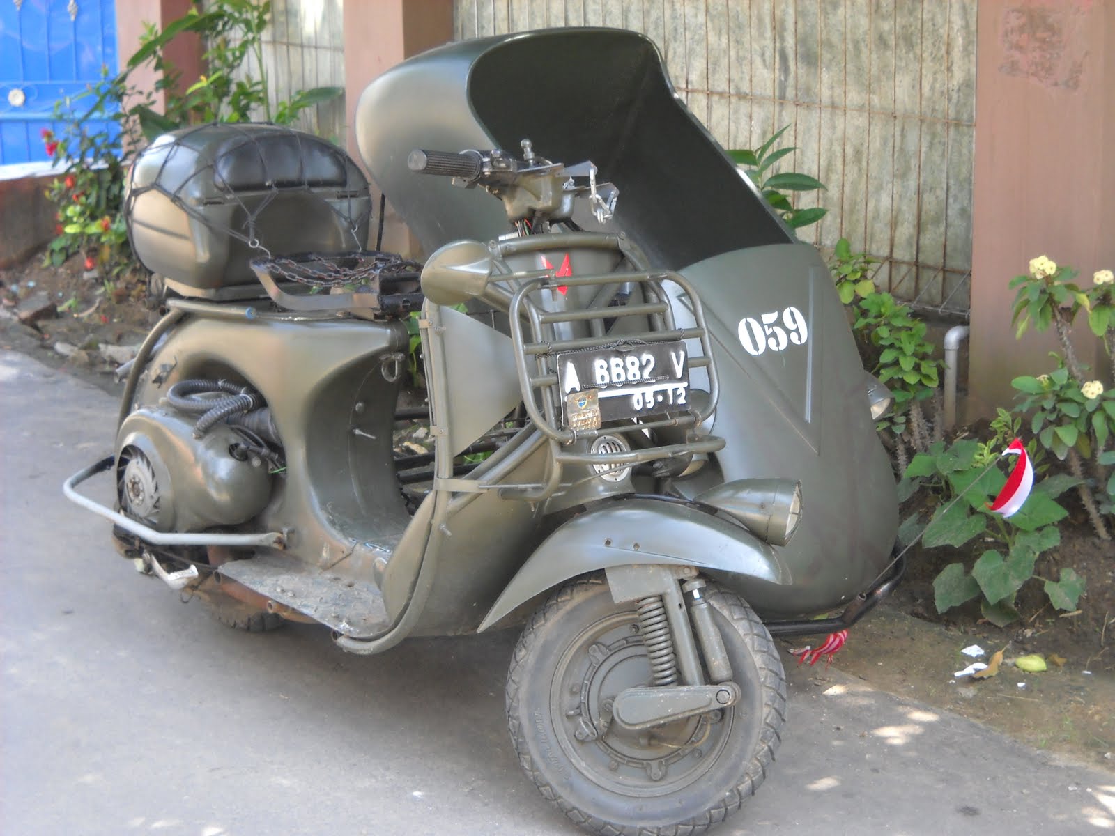 Rat Bike из мотороллера Vespa