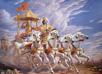 Arjuna Battling in Kurushkhetra battle