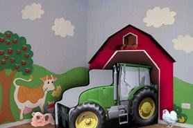 farm-themed room