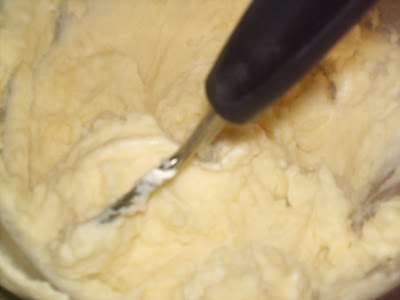 Creamy mashed potatoes.