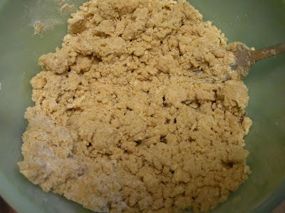 Streusel topping.