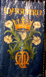 Banner of Mathern Church, with St Tewdrig's crown