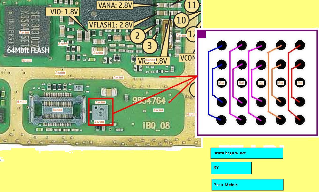 MOBILE REPAIRING LAB ON PHONE LAB NGage QD Display IC