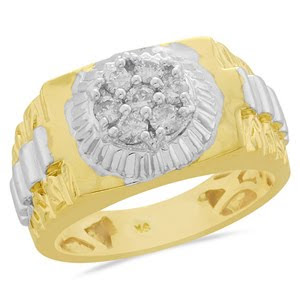 Yellow Gold Gents Ring