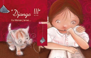 Des détails d'une nouvelle illustration pour django, Illustration jeunesse pour enfants et grands enfants, 