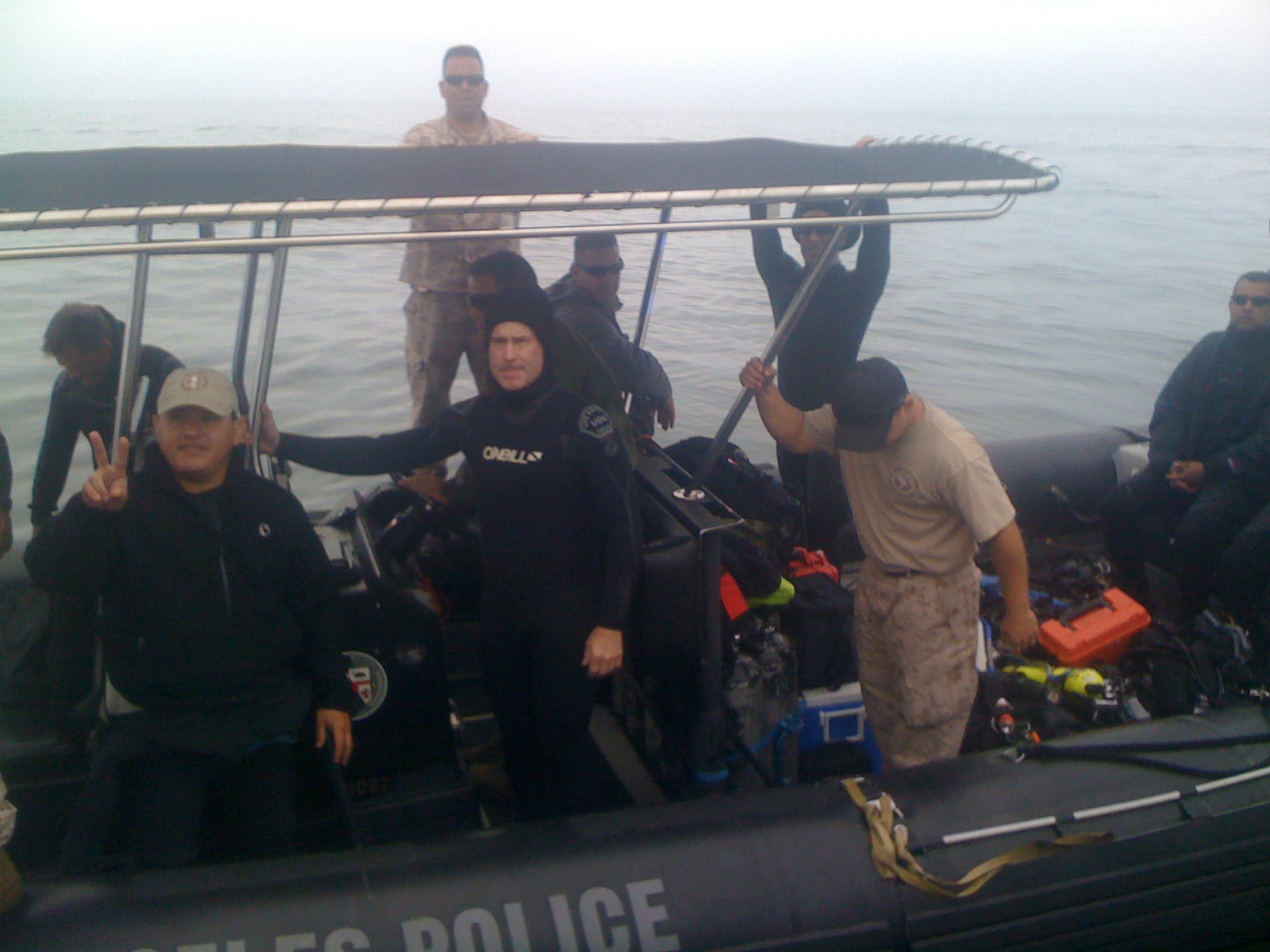 LAFD Dive Search and Rescue Team Dive Team in Action