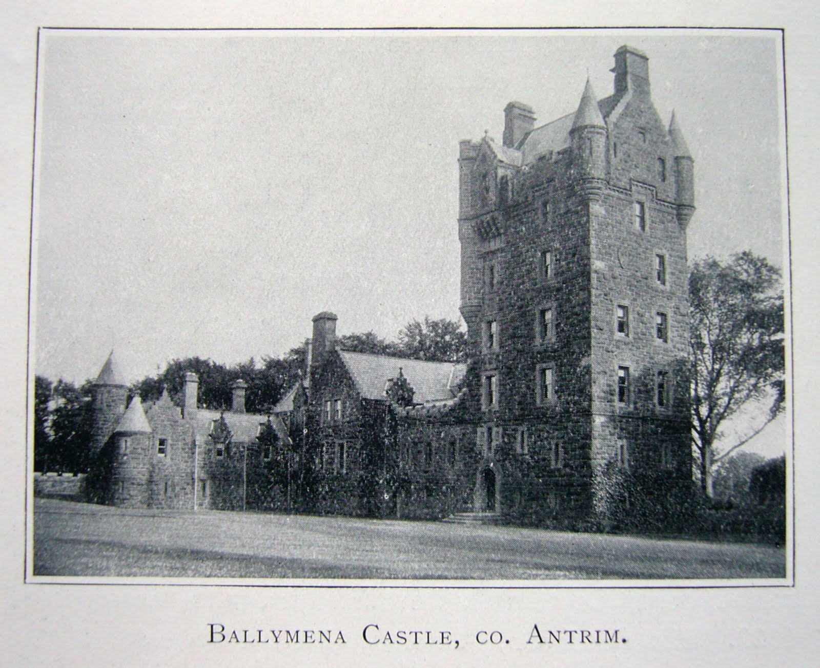 Ballymena Adair Castle, circa 1900 Bloggin fae the 'Burn Ulster