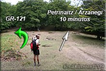 Pista de la izquierda - Marcas del GR