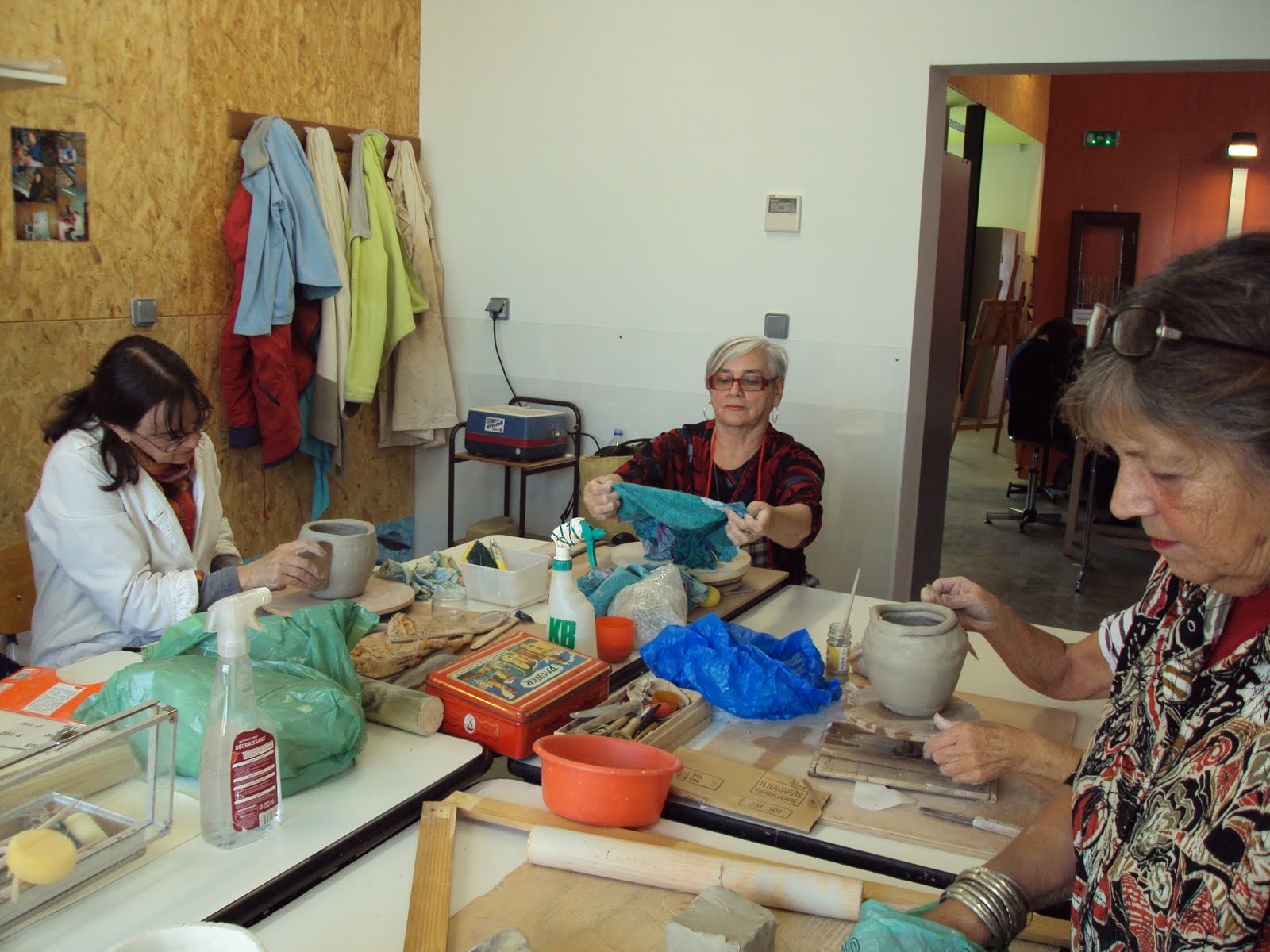 PASSIONS AU FIL DU TEMPS... ATELIER POTERIE 2010/2011