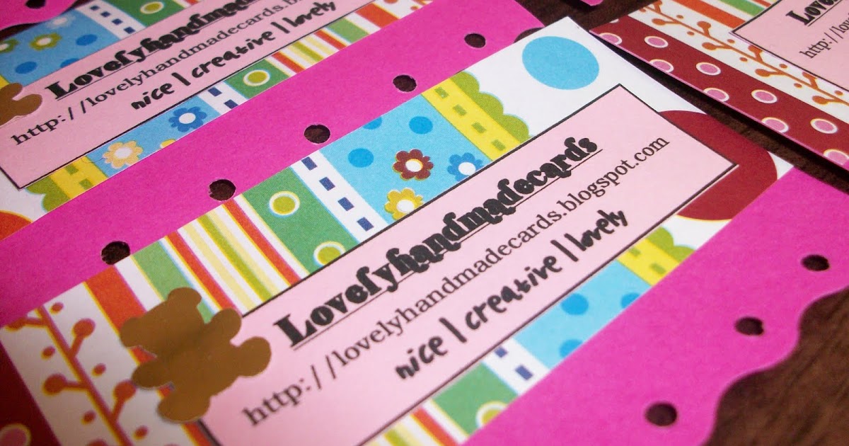 LOVELYHANDMADE CARD Custom Made Party Favor Labels