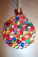 The Flutterby Factory: Christmas Ornament- Melted Beads