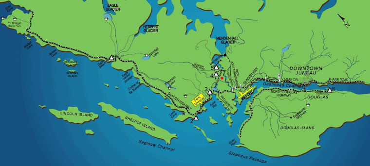 Map of Juneau Area