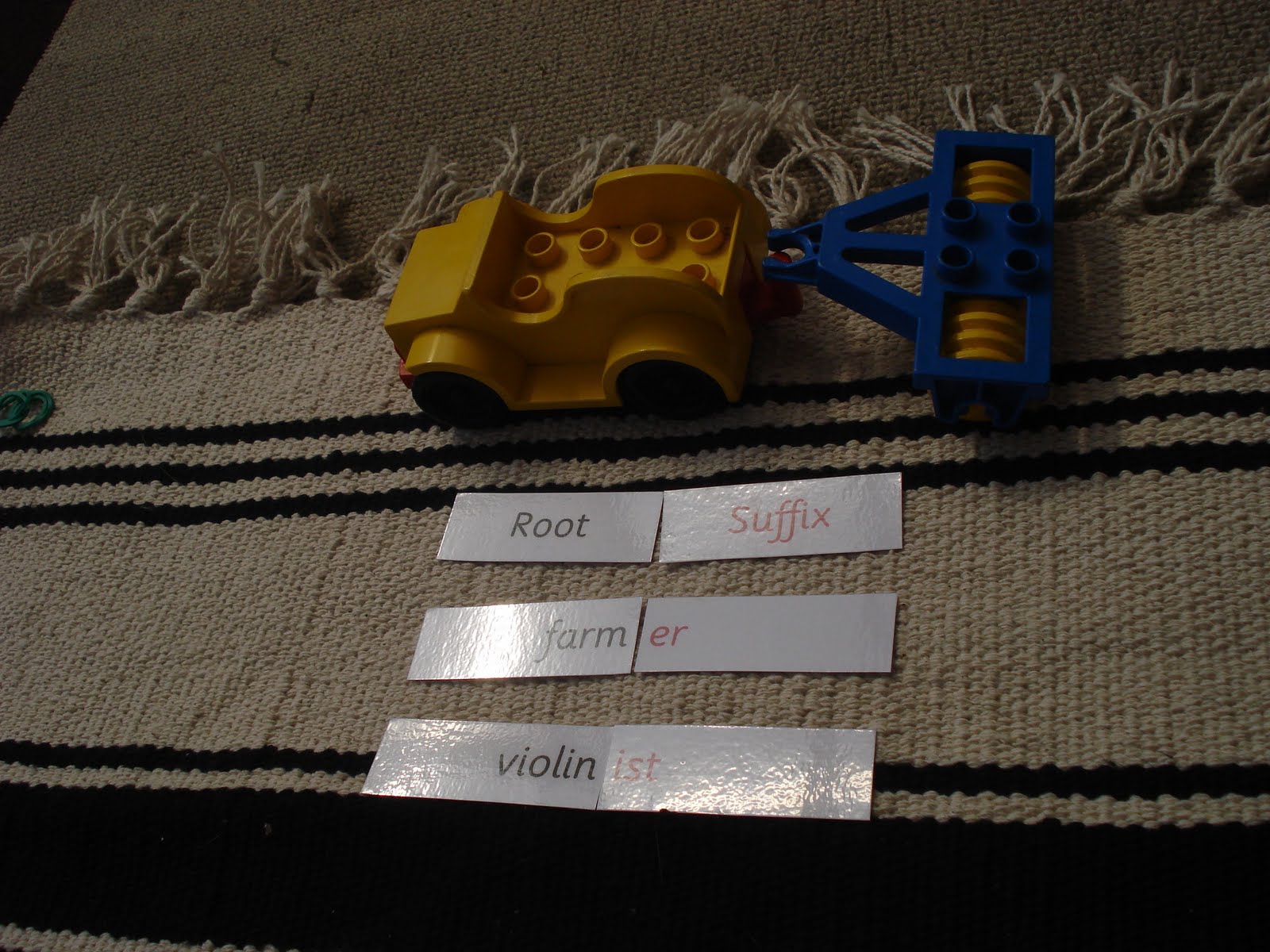 THE LEARNING ARK Elementary Montessori Word Study Suffix