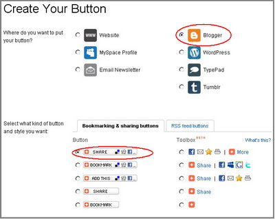 create your button