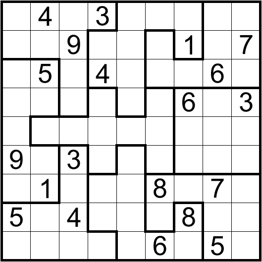 Sudoku Mania Irregular Non consecutive N1