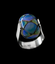 HarlanBead Glass Ring, Modern Style