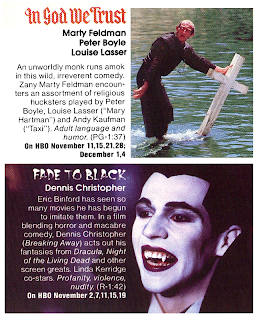 CineCraze: HBO/Cinemax Guide - November, 1981