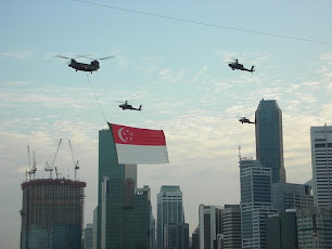 Singapore's National Flag Flying Proud!
