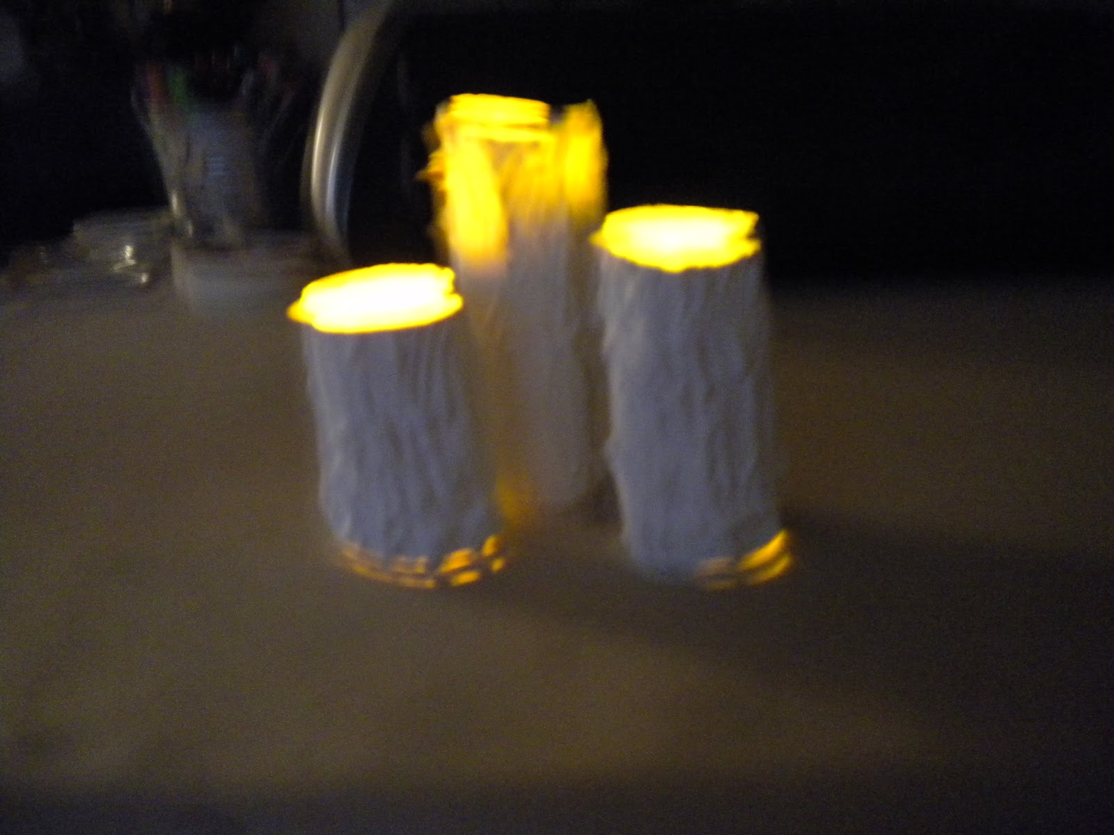 Jean's Crafty Corner Paper Towel Tube Candles