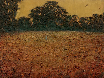 Figure in a Golden field 36''x 48"