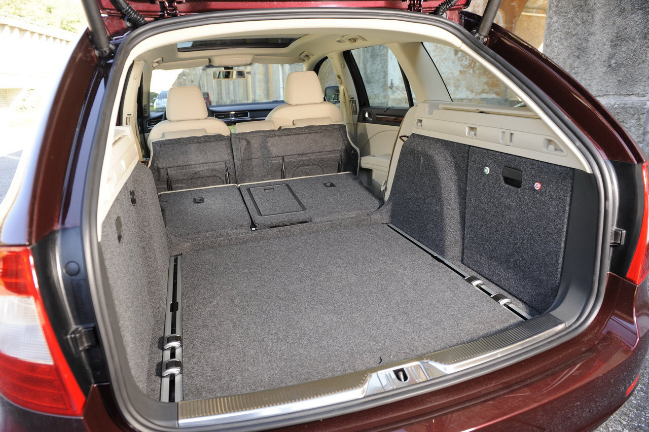 Габариты багажника Skoda Superb 3v3