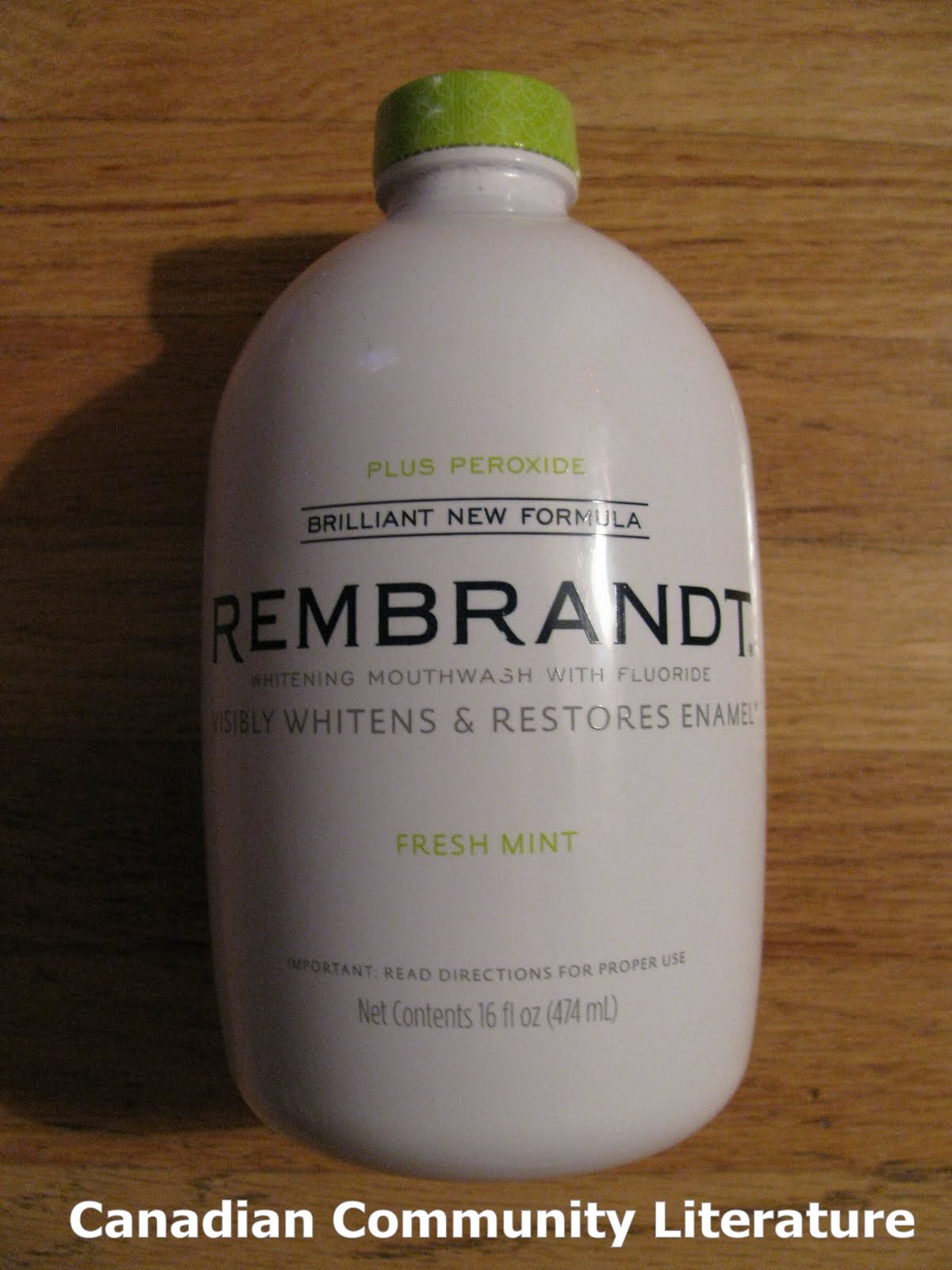 Review on Rembrandt Mouthwash with Fluoride, Fresh Mint Canadian