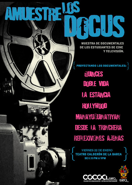 Amuestre los Docus: Muestra Documentales Estudiantes Cine y Televisión USFQ