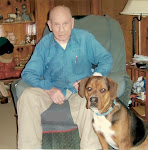 Ranger Copeland with Bernie, 'his last dog.'