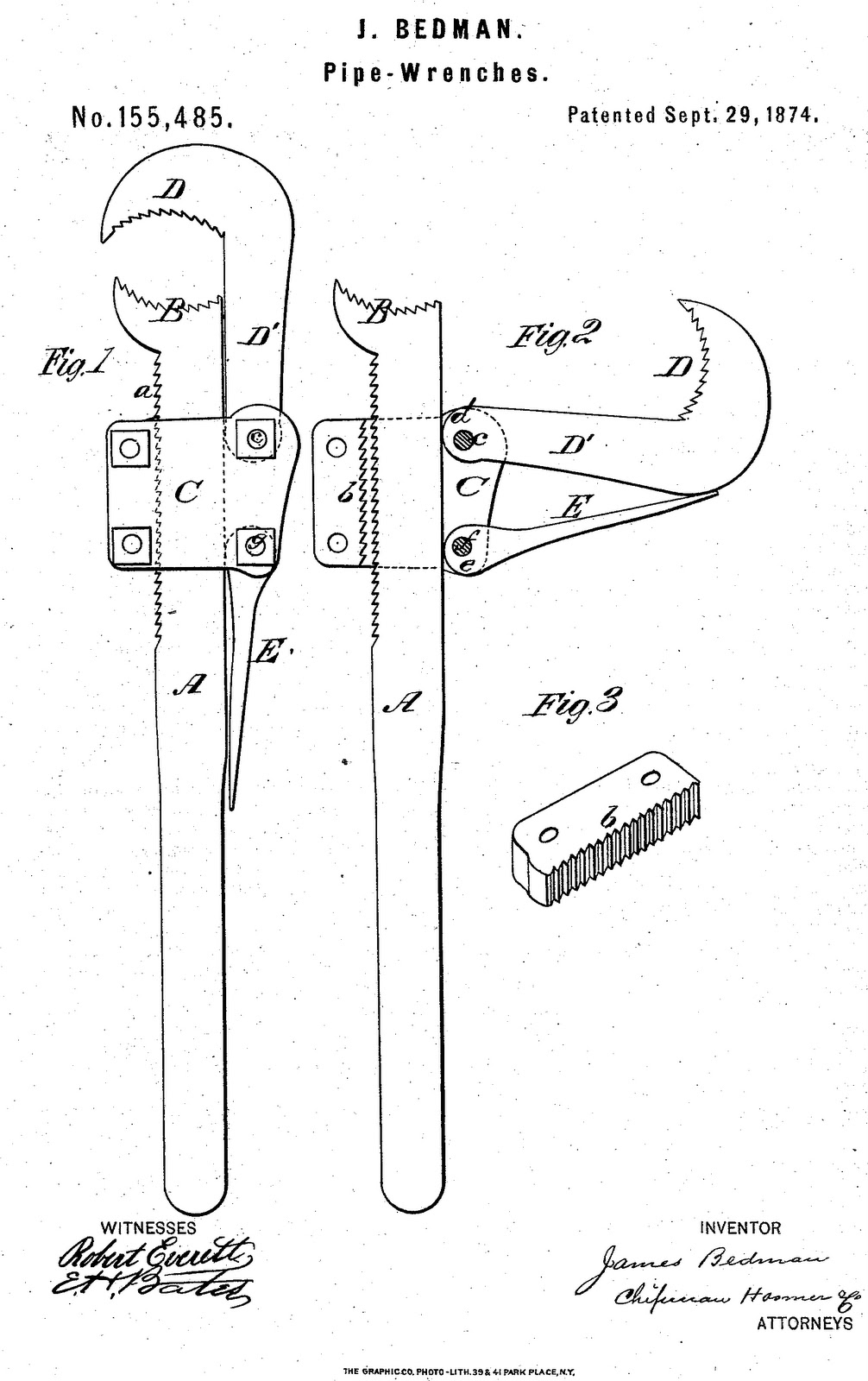 West End Dumplings Manitoba's first patent the pipe wrench