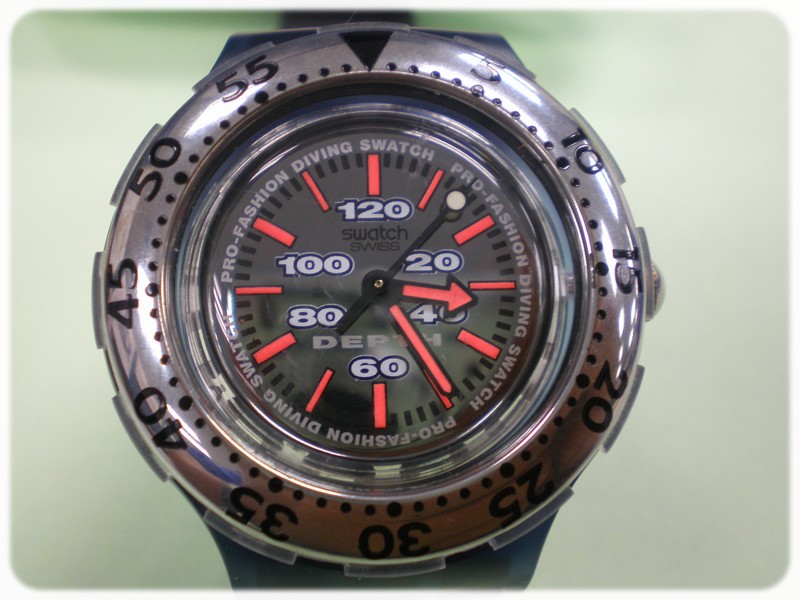 swatch divers watch 200m