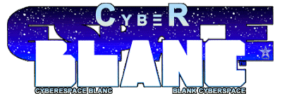 image-titre : Logo CYBERESPACE BLANC / BLANK CYBERSPACE