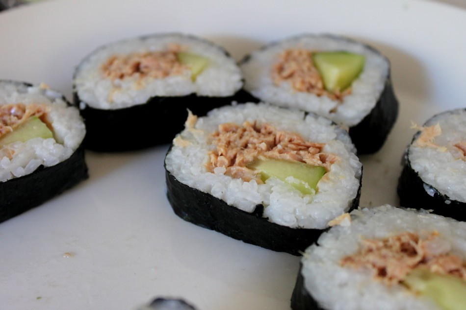 la mia vita Canned tuna sushi