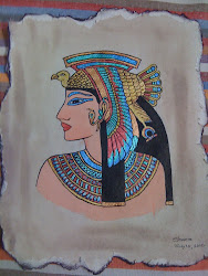 painting egyptian ever creative silk paper