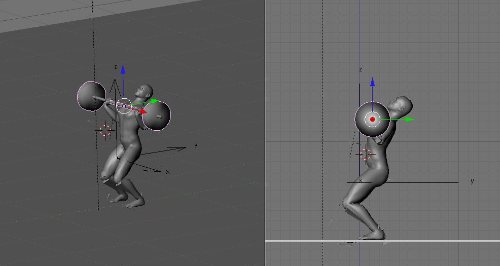 Lifter Animation Clips 3D Character Animation: Weight Lifting