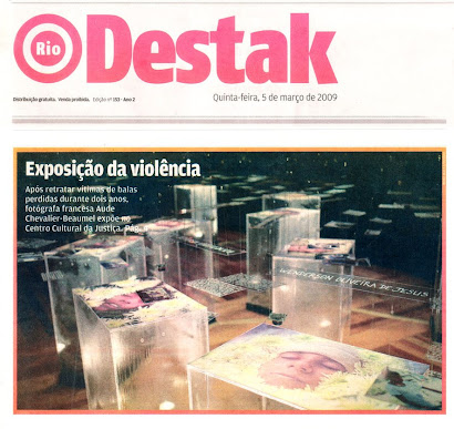 materia do jornal Destak sobre a exposição P.A.F.