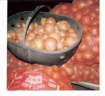 embolsado de cebollas