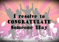 Resolve to congratulate someone today.