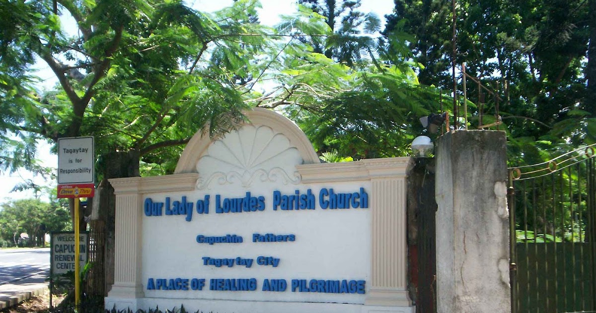 our lady of lourdes parish church, tagaytay city