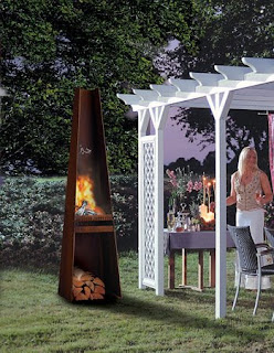 PARA CHIMENEAS: CHIMENEAS DE EXTERIOR PARA NUESTRO JARDIN
