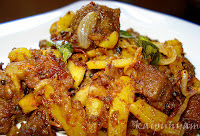 Koorka Irachi(Chinese potato & Beef ) Piralan