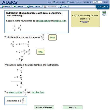 (In Search of) Super-Stay-At-Home-(Schooling)-Mom: TOS Review: ALEKS Math