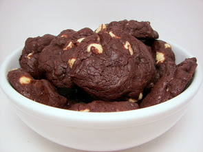 Quadruple-Chocolate Fudge Ginger Cookies
