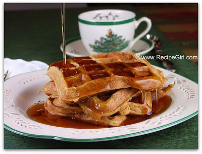 gingerbread waffles