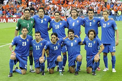 Italy Starting Lineup World Cup 2010 Football Wallpaper