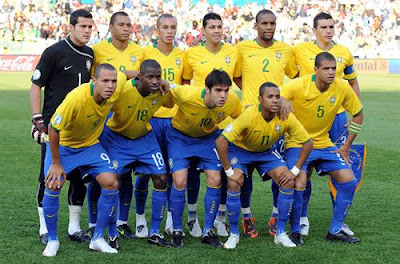 Brazil World Cup 2010 Football Team Picture