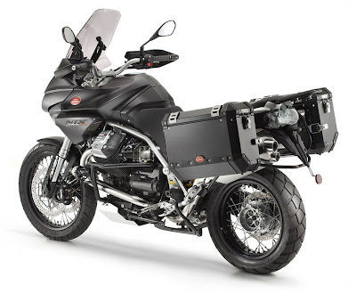 2011 Moto Guzzi Stelvio 1200 Rear Side View