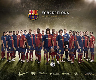 download barcelona fc wallpapers. arcelona fc 2011 team photo.